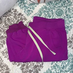 FIGS Women's Purple Jolt Zamora™ - Jogger Scrub Pants - XL